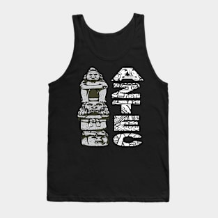 Aztec statues religion Tank Top